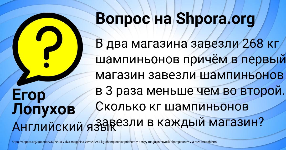 2 Магазина Завезли 268