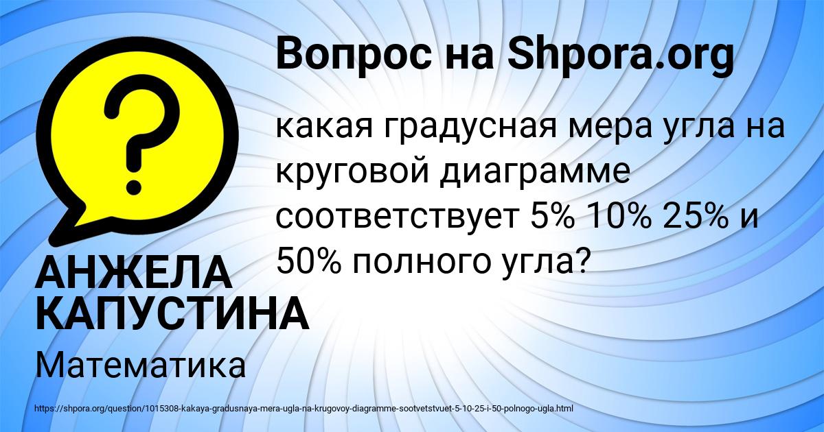 Картинка с текстом вопроса от пользователя АНЖЕЛА КАПУСТИНА