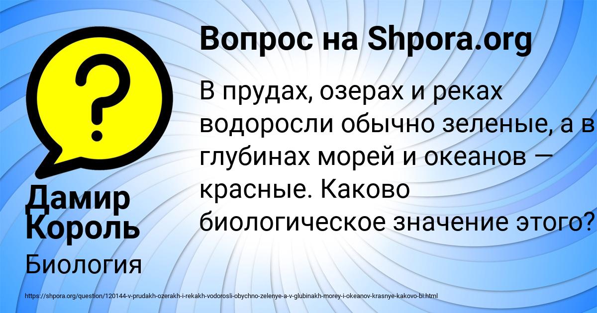 Картинка с текстом вопроса от пользователя Дамир Король
