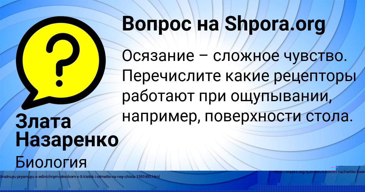 Картинка с текстом вопроса от пользователя Злата Назаренко