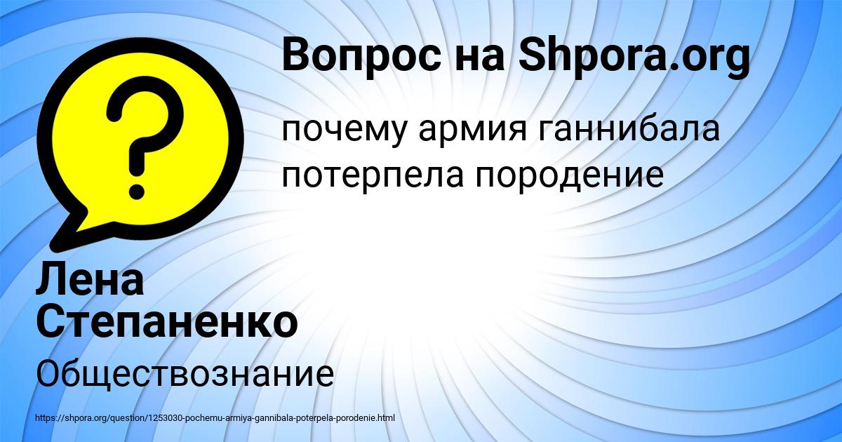 Картинка с текстом вопроса от пользователя Лена Степаненко