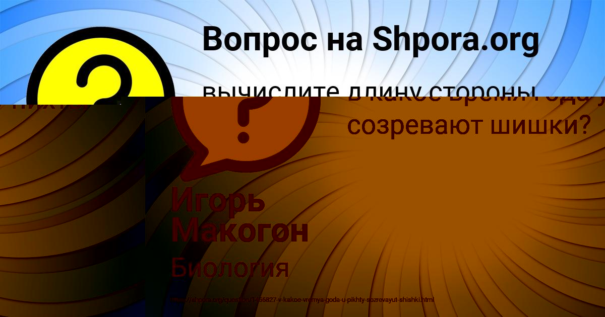 Картинка с текстом вопроса от пользователя Игорь Макогон