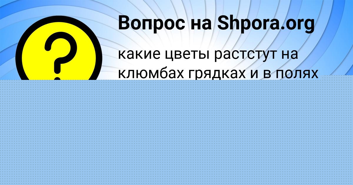 Картинка с текстом вопроса от пользователя Afina Potapenko