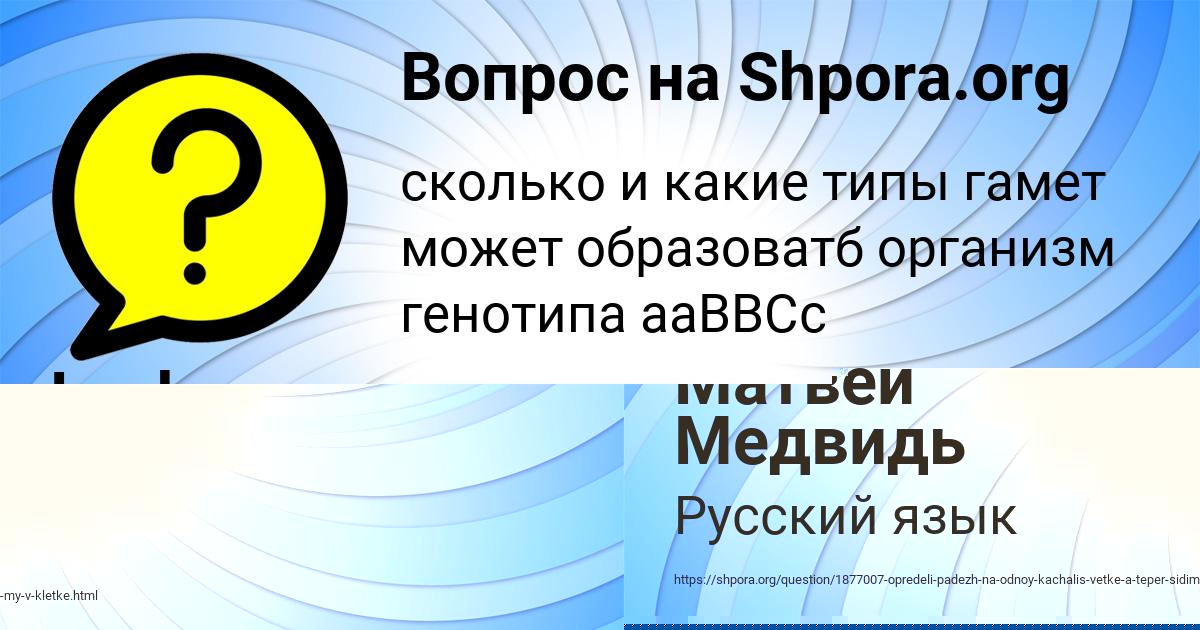 Картинка с текстом вопроса от пользователя Leyla Chumak