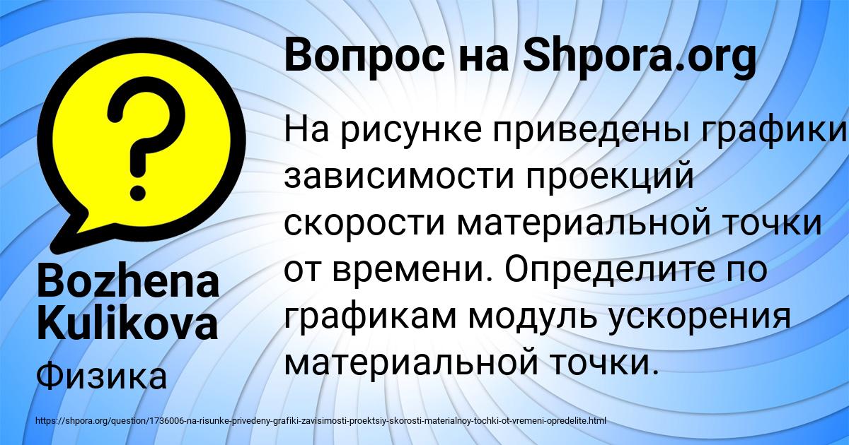 Картинка с текстом вопроса от пользователя Bozhena Kulikova