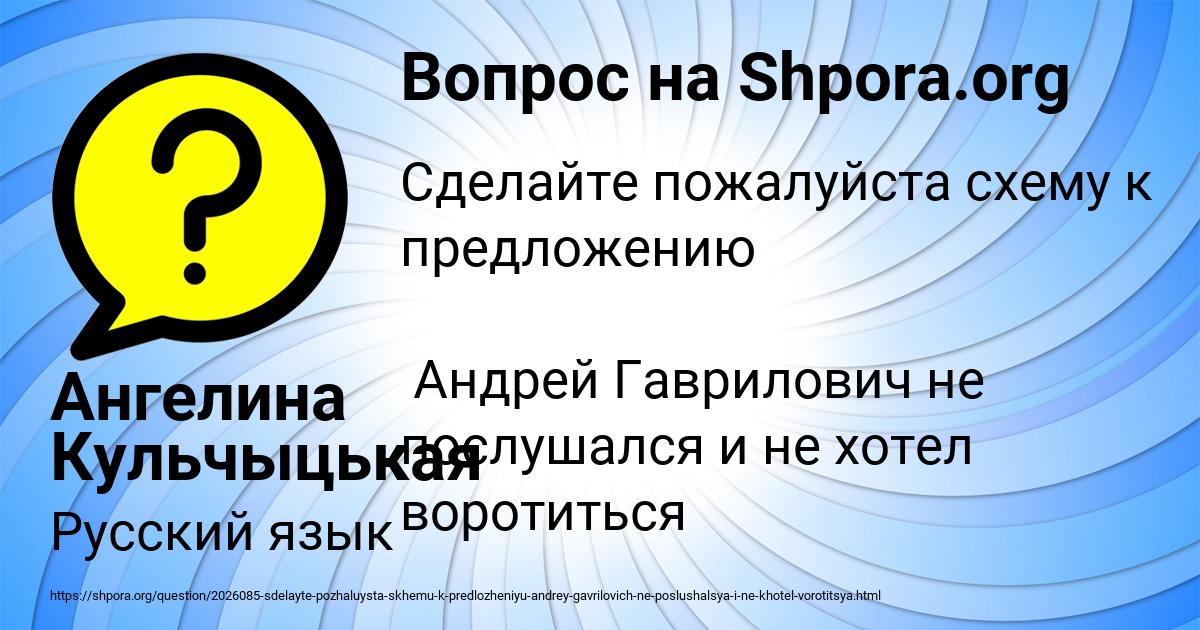 Картинка с текстом вопроса от пользователя Ангелина Кульчыцькая