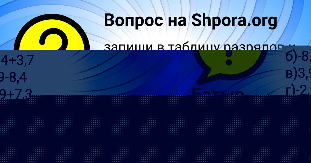 Картинка с текстом вопроса от пользователя Михаил Сергеенко