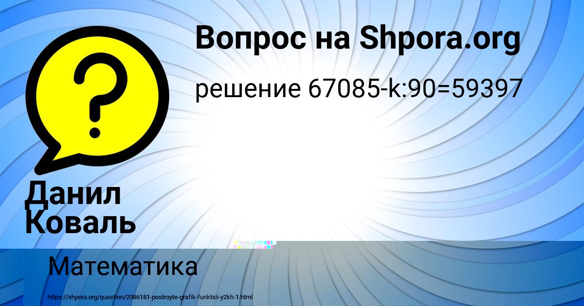 Картинка с текстом вопроса от пользователя Илья Кузнецов
