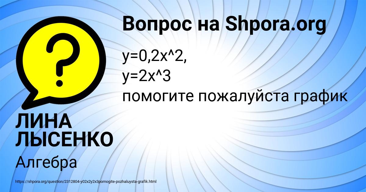 Картинка с текстом вопроса от пользователя ЛИНА ЛЫСЕНКО