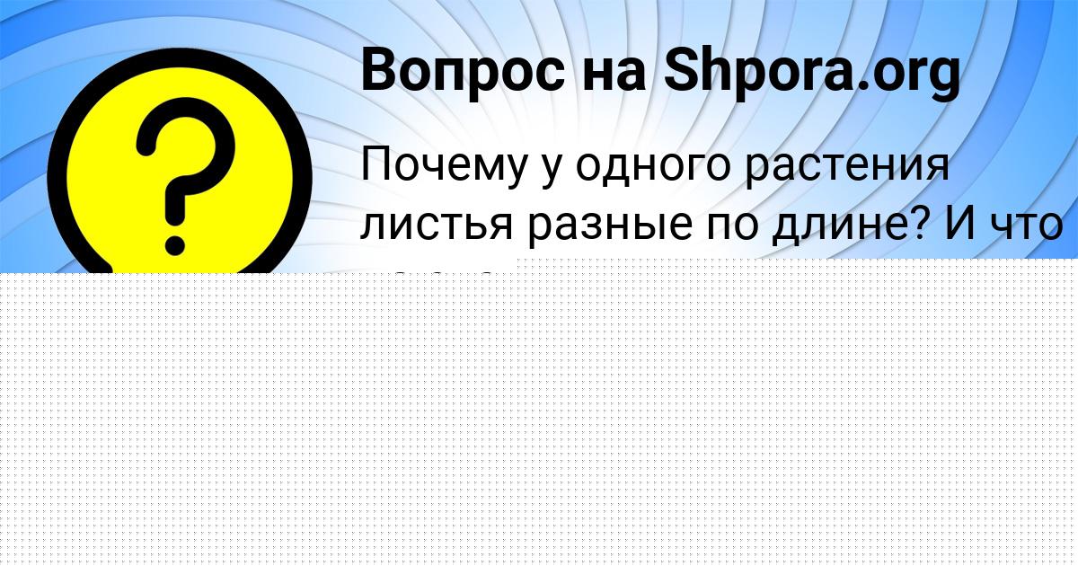 Картинка с текстом вопроса от пользователя СТАСЯ ЛЕДКОВА