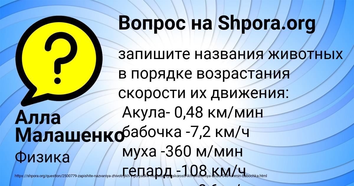 Картинка с текстом вопроса от пользователя Алла Малашенко
