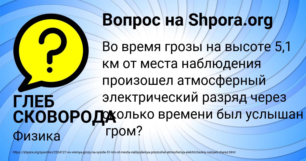 Картинка с текстом вопроса от пользователя ГЛЕБ СКОВОРОДА