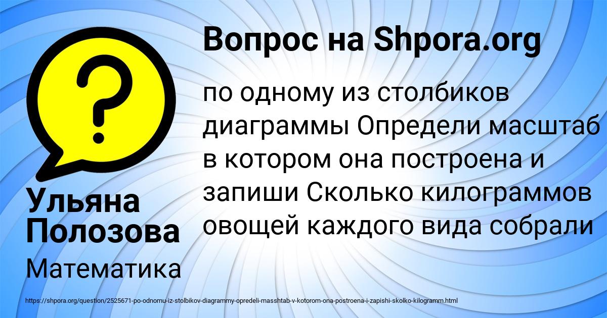 Картинка с текстом вопроса от пользователя Ульяна Полозова