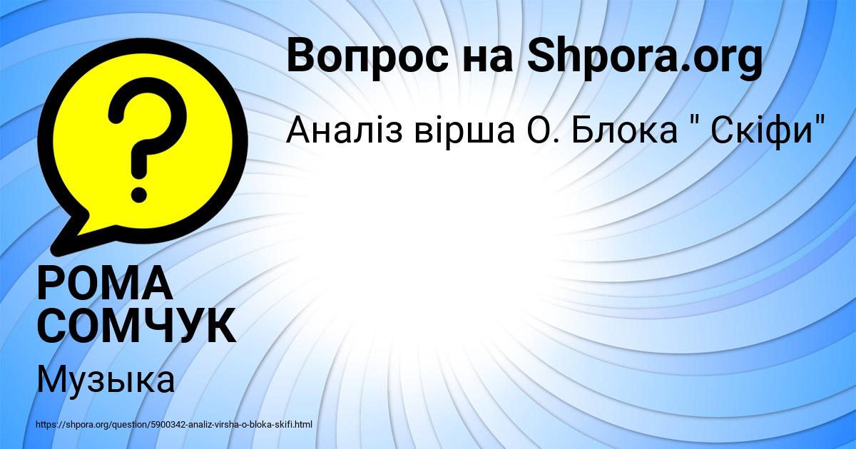 Картинка с текстом вопроса от пользователя Наташа Бараболя