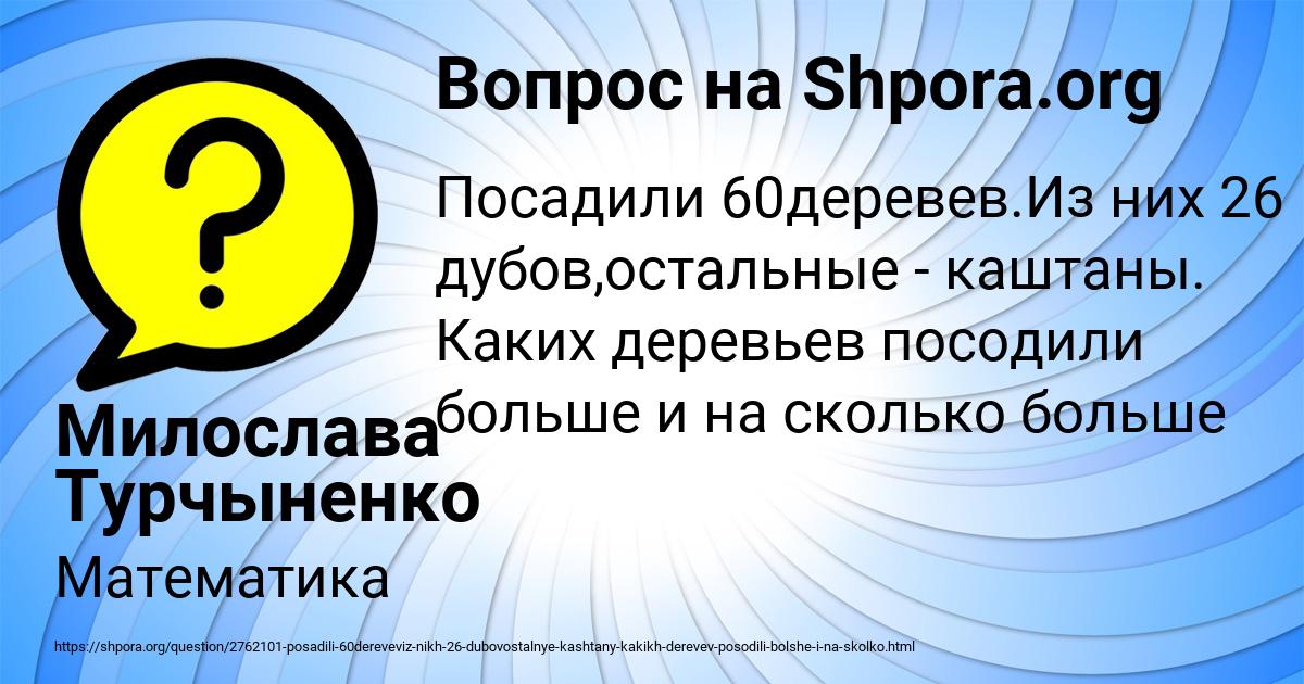 Картинка с текстом вопроса от пользователя Милослава Турчыненко