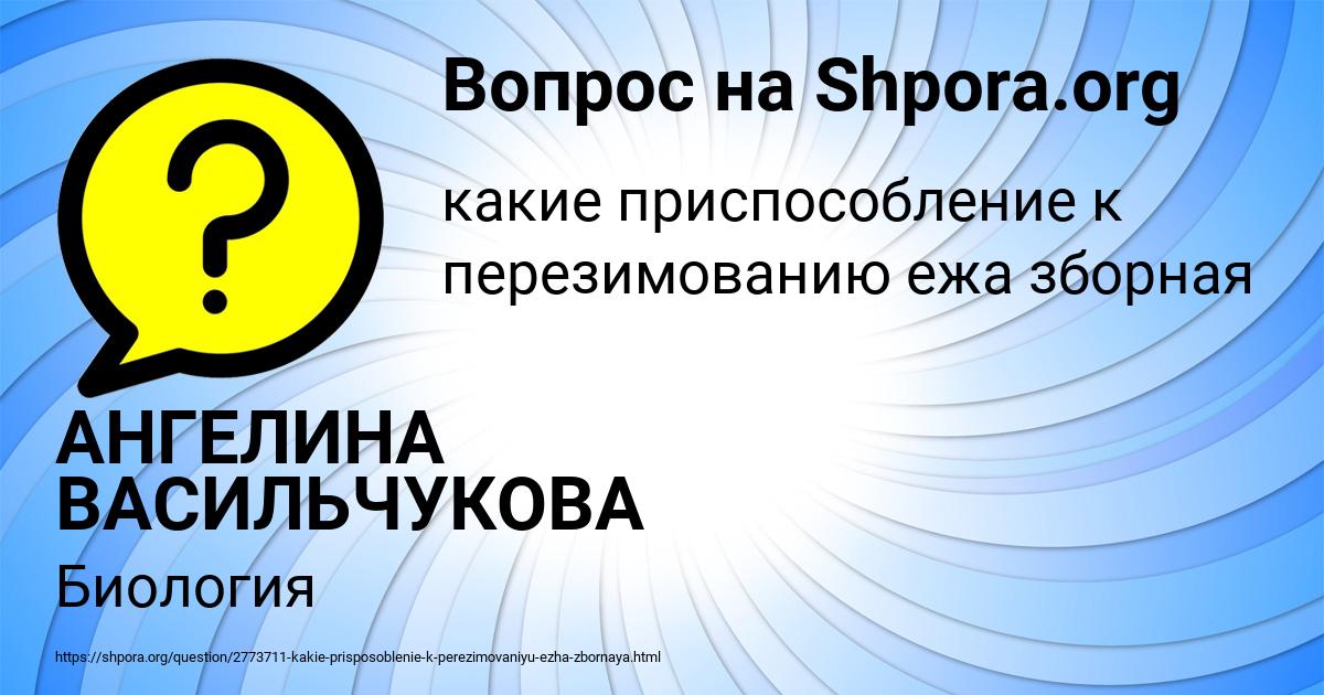 Картинка с текстом вопроса от пользователя АНГЕЛИНА ВАСИЛЬЧУКОВА