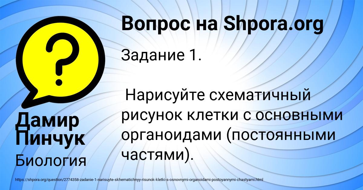 Картинка с текстом вопроса от пользователя Дамир Пинчук