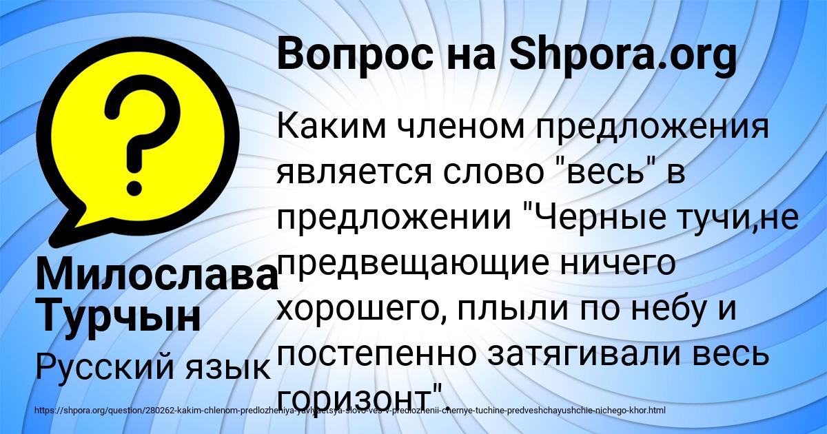 Картинка с текстом вопроса от пользователя Милослава Турчын