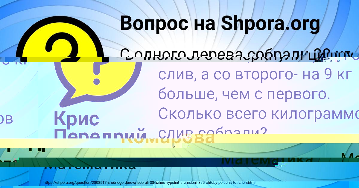 Картинка с текстом вопроса от пользователя Крис Передрий