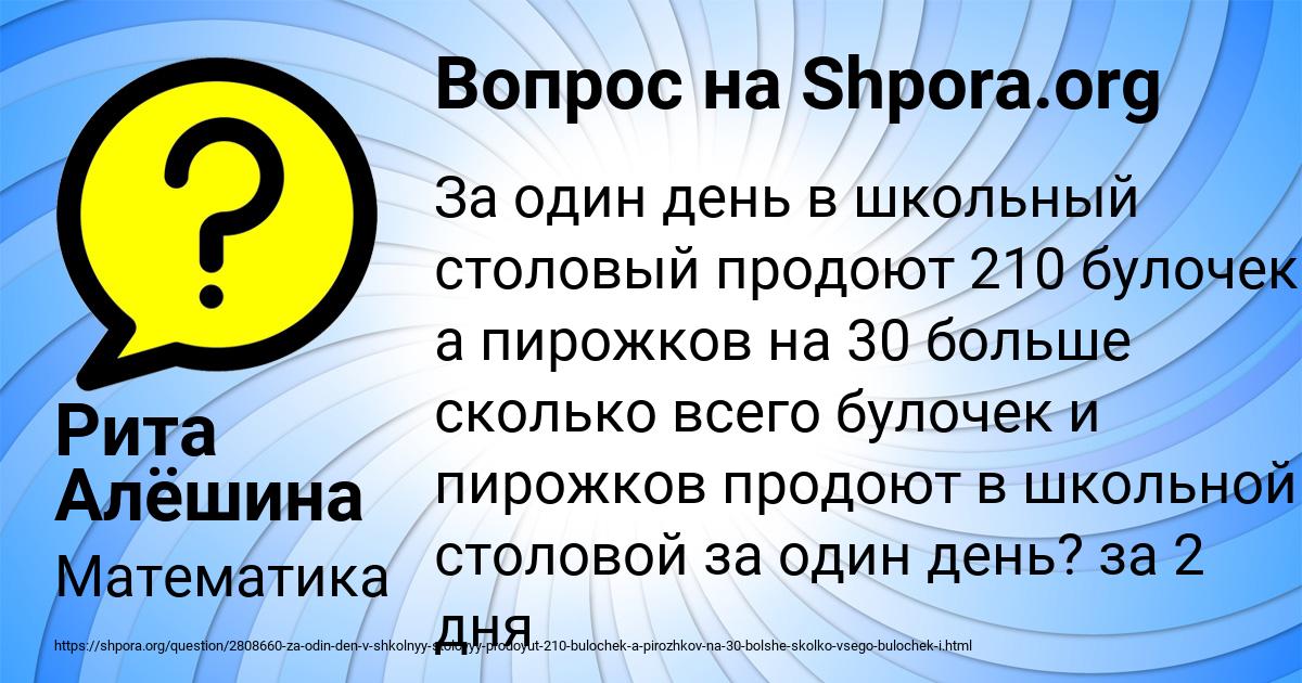 Картинка с текстом вопроса от пользователя Рита Алёшина