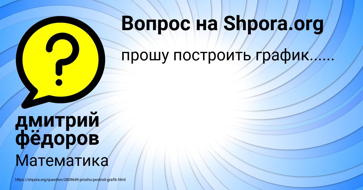 Картинка с текстом вопроса от пользователя дмитрий фёдоров
