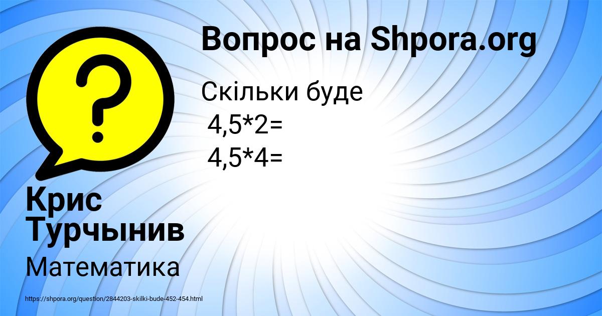 Картинка с текстом вопроса от пользователя Крис Турчынив