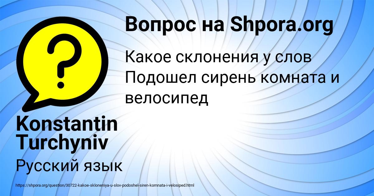 Картинка с текстом вопроса от пользователя Konstantin Turchyniv