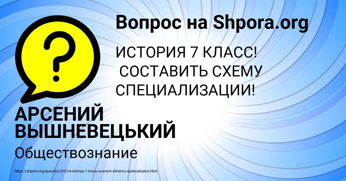 Картинка с текстом вопроса от пользователя АРСЕНИЙ ВЫШНЕВЕЦЬКИЙ