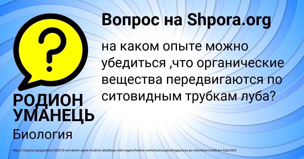 Картинка с текстом вопроса от пользователя РОДИОН УМАНЕЦЬ