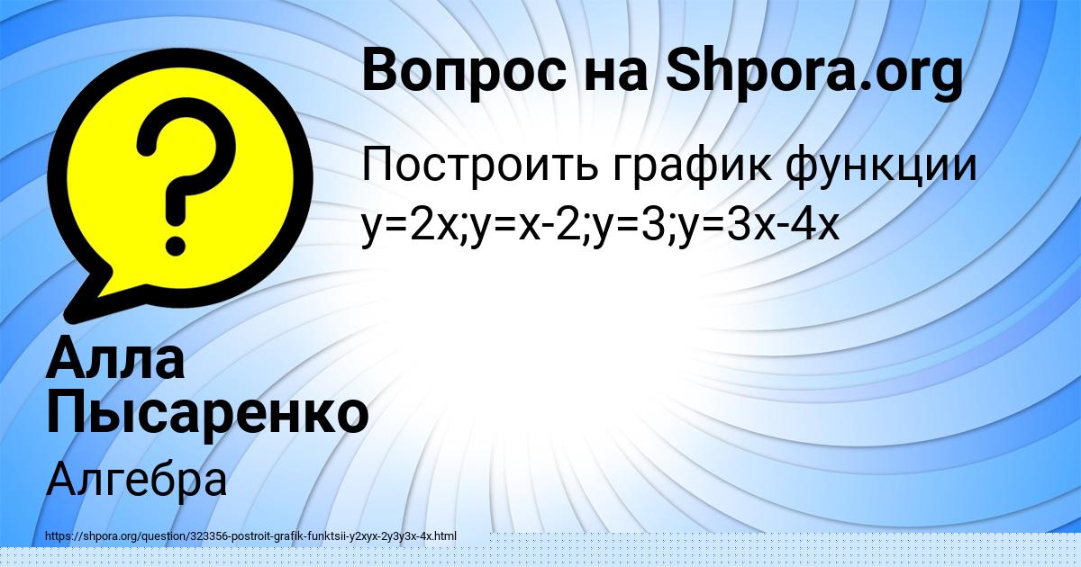 Картинка с текстом вопроса от пользователя Алла Пысаренко