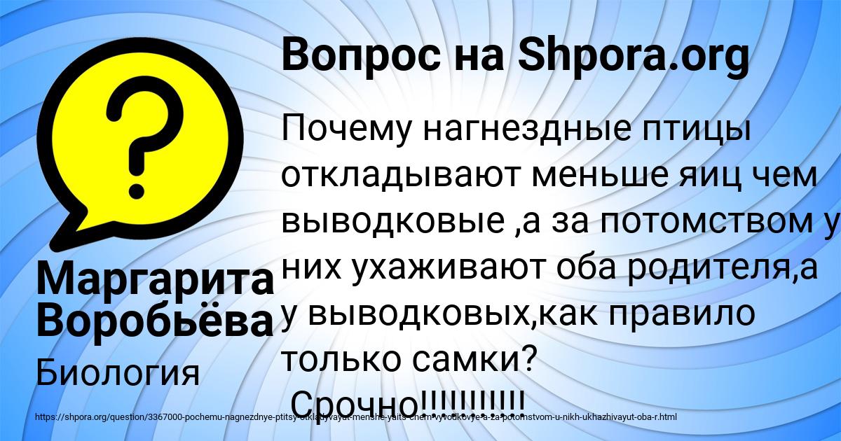 Картинка с текстом вопроса от пользователя Маргарита Воробьёва