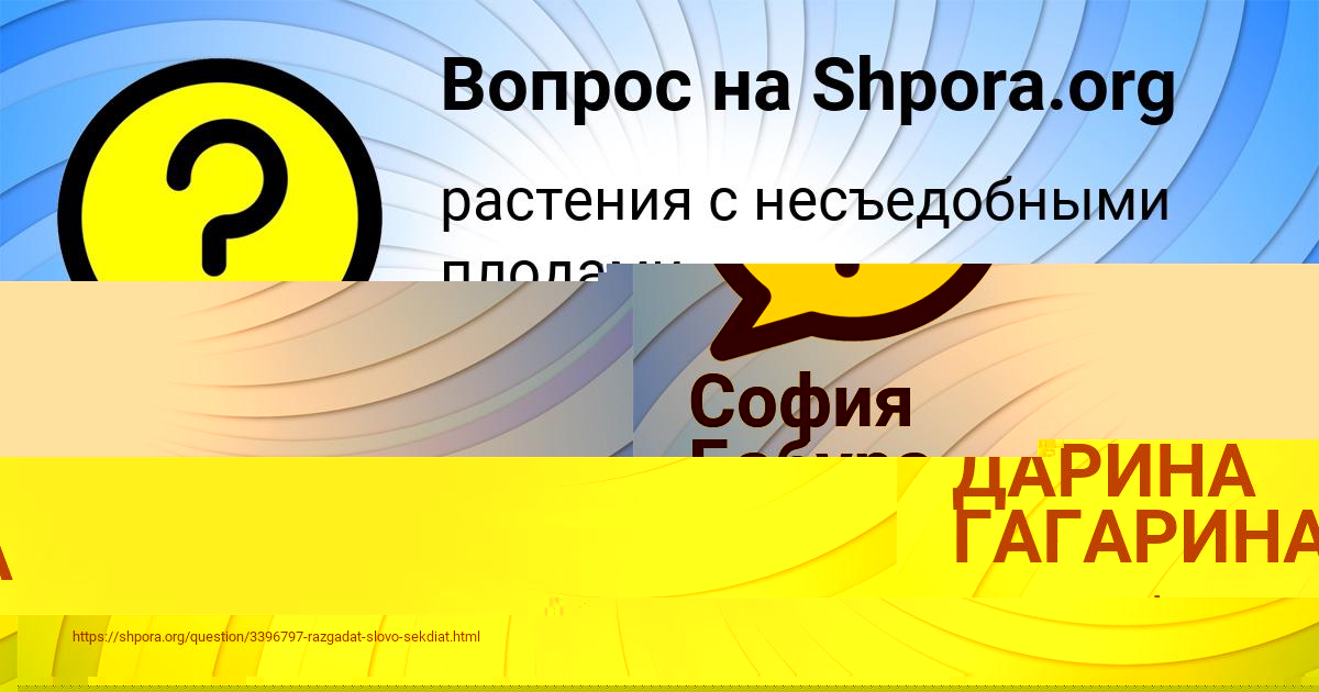 Картинка с текстом вопроса от пользователя София Бабура