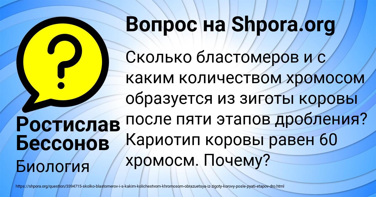 Картинка с текстом вопроса от пользователя Ростислав Бессонов