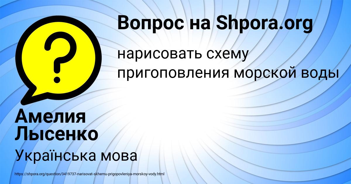 Картинка с текстом вопроса от пользователя Амелия Лысенко