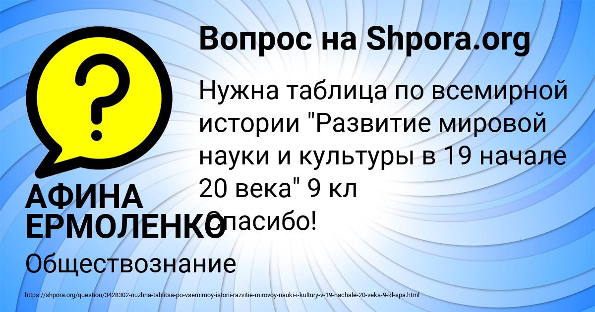 Картинка с текстом вопроса от пользователя АФИНА ЕРМОЛЕНКО