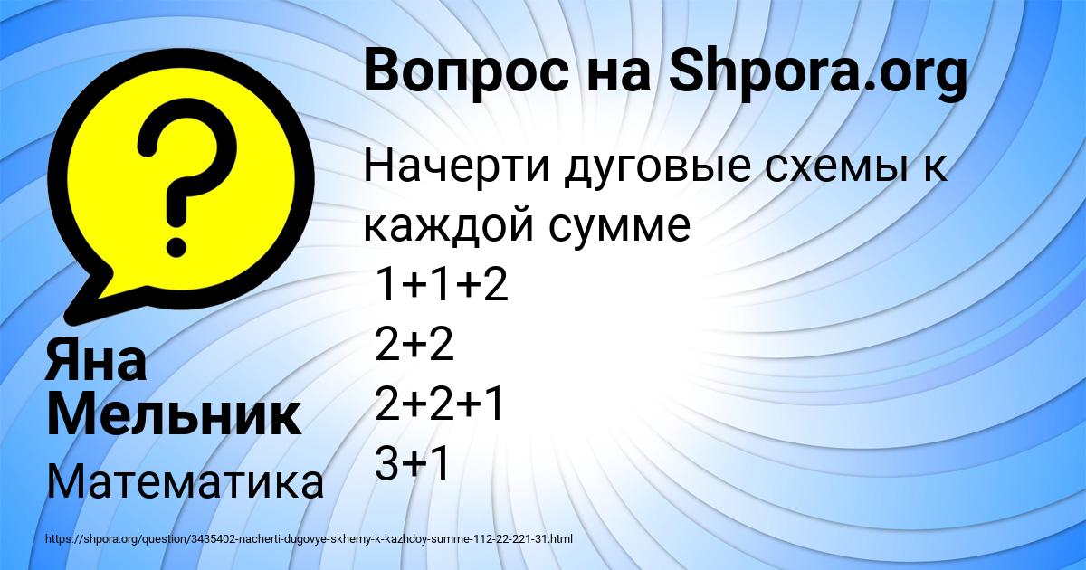 Картинка с текстом вопроса от пользователя Яна Мельник