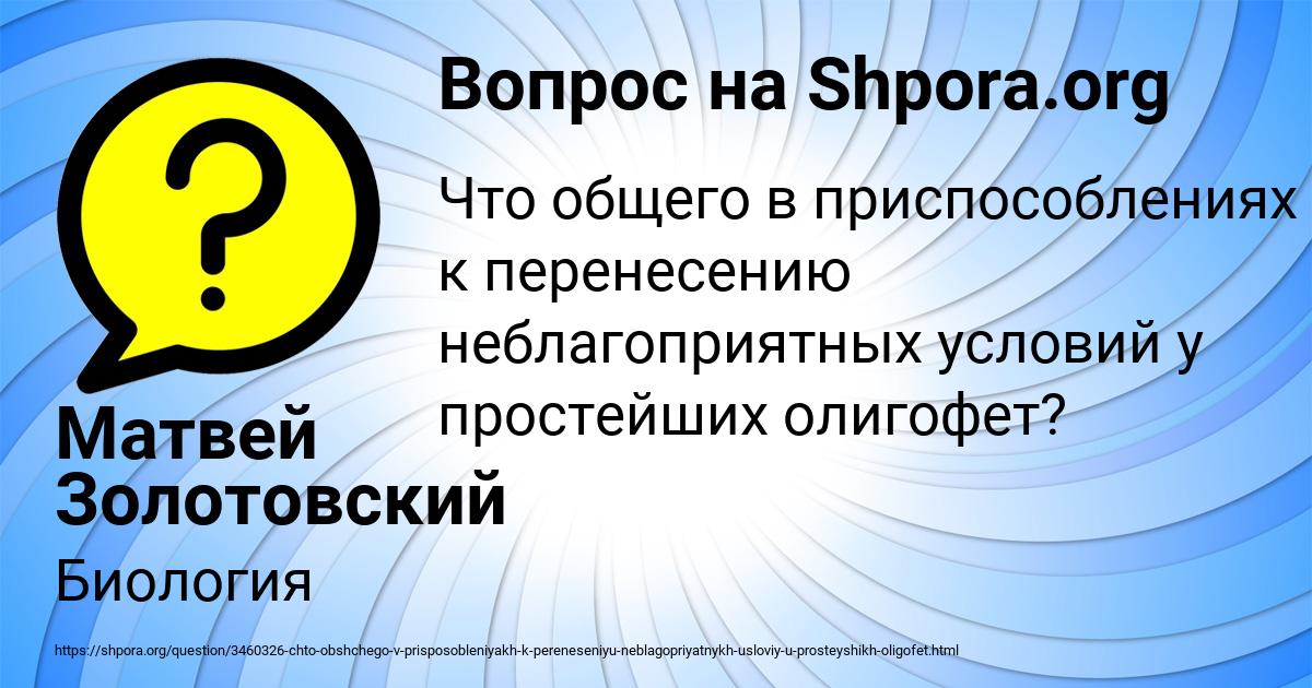 Картинка с текстом вопроса от пользователя Матвей Золотовский