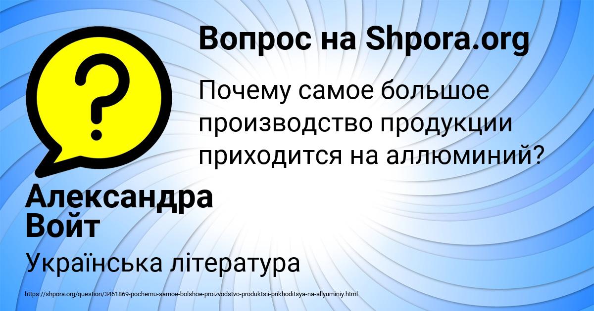 Картинка с текстом вопроса от пользователя Александра Войт