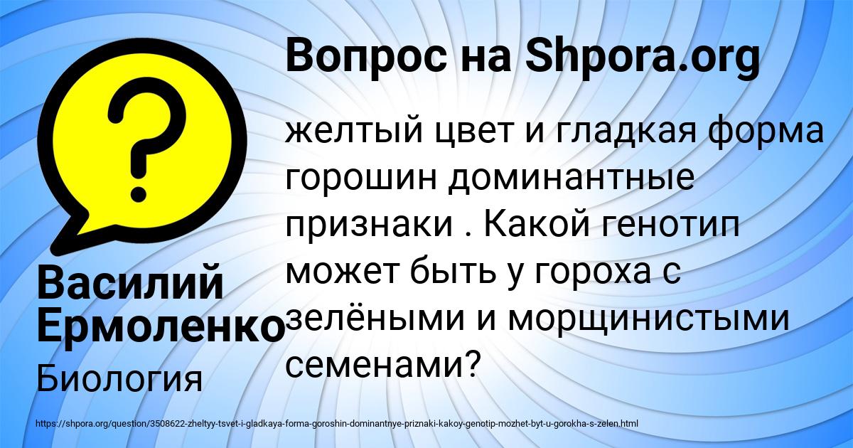Картинка с текстом вопроса от пользователя Василий Ермоленко