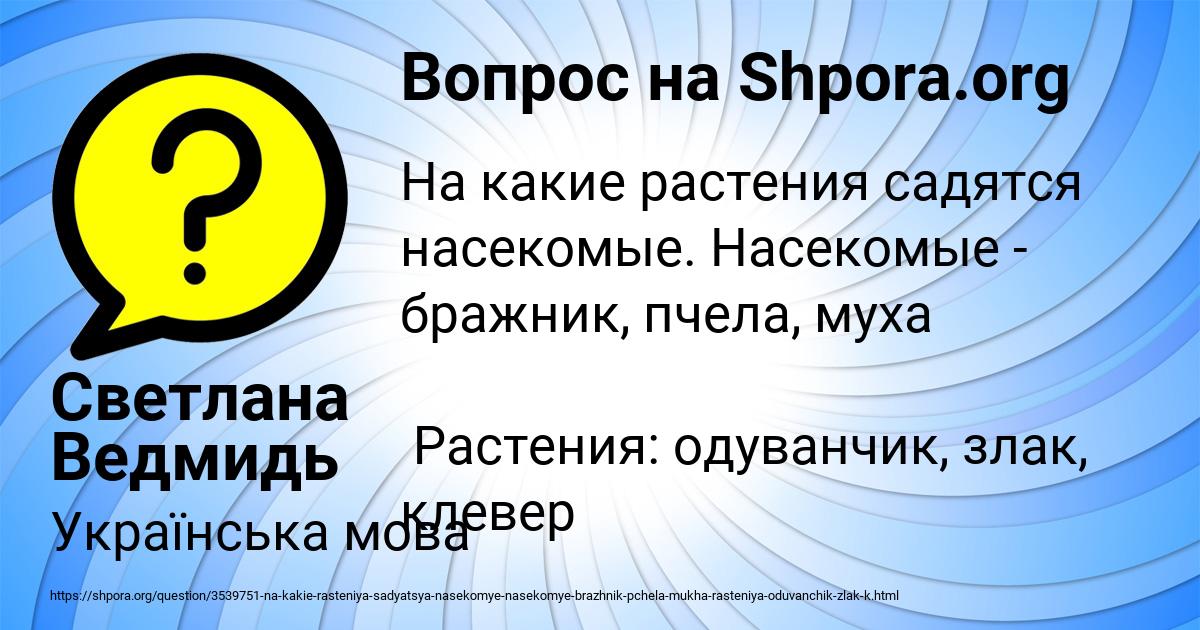 Картинка с текстом вопроса от пользователя Светлана Ведмидь