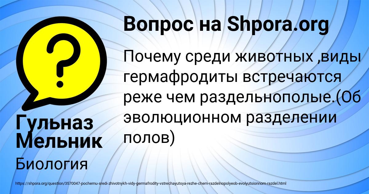 Картинка с текстом вопроса от пользователя Гульназ Мельник