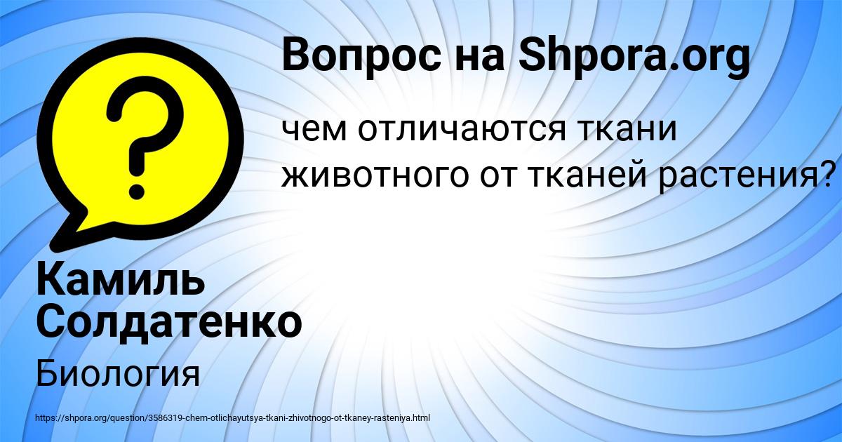 Картинка с текстом вопроса от пользователя Камиль Солдатенко