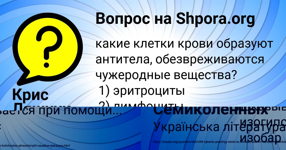 Картинка с текстом вопроса от пользователя Крис Ляшчук