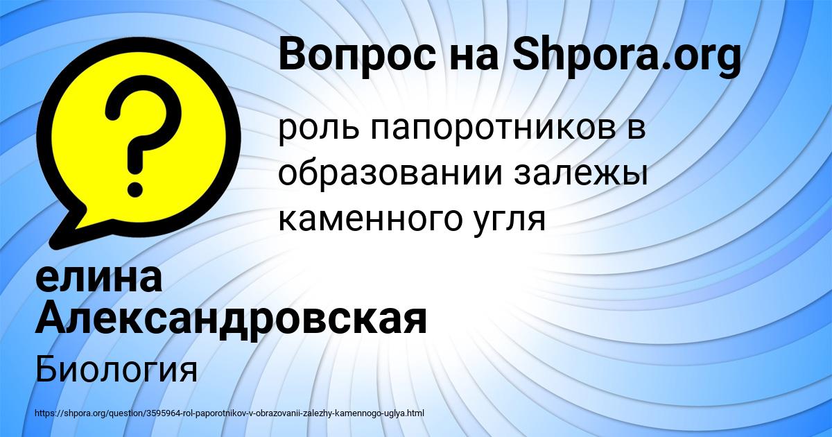 Картинка с текстом вопроса от пользователя елина Александровская