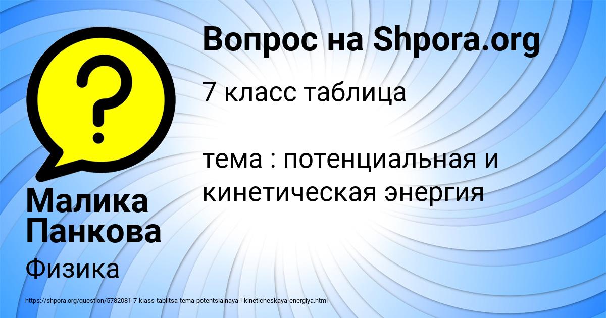Картинка с текстом вопроса от пользователя Ануш Зубкова