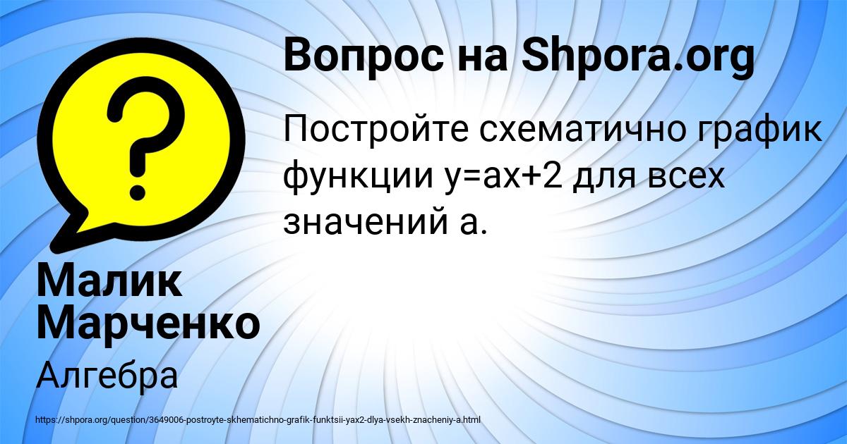 Картинка с текстом вопроса от пользователя Малик Марченко