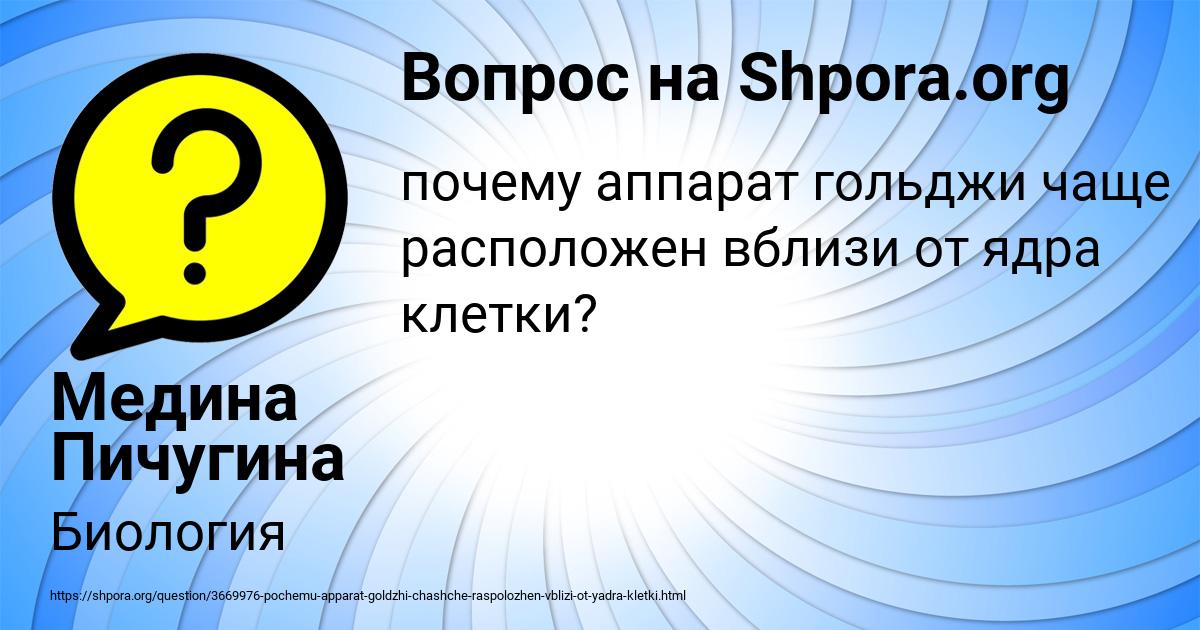 Картинка с текстом вопроса от пользователя Медина Пичугина
