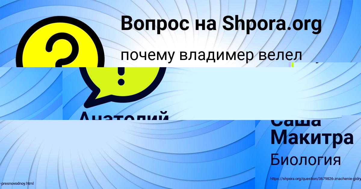Картинка с текстом вопроса от пользователя Саша Макитра