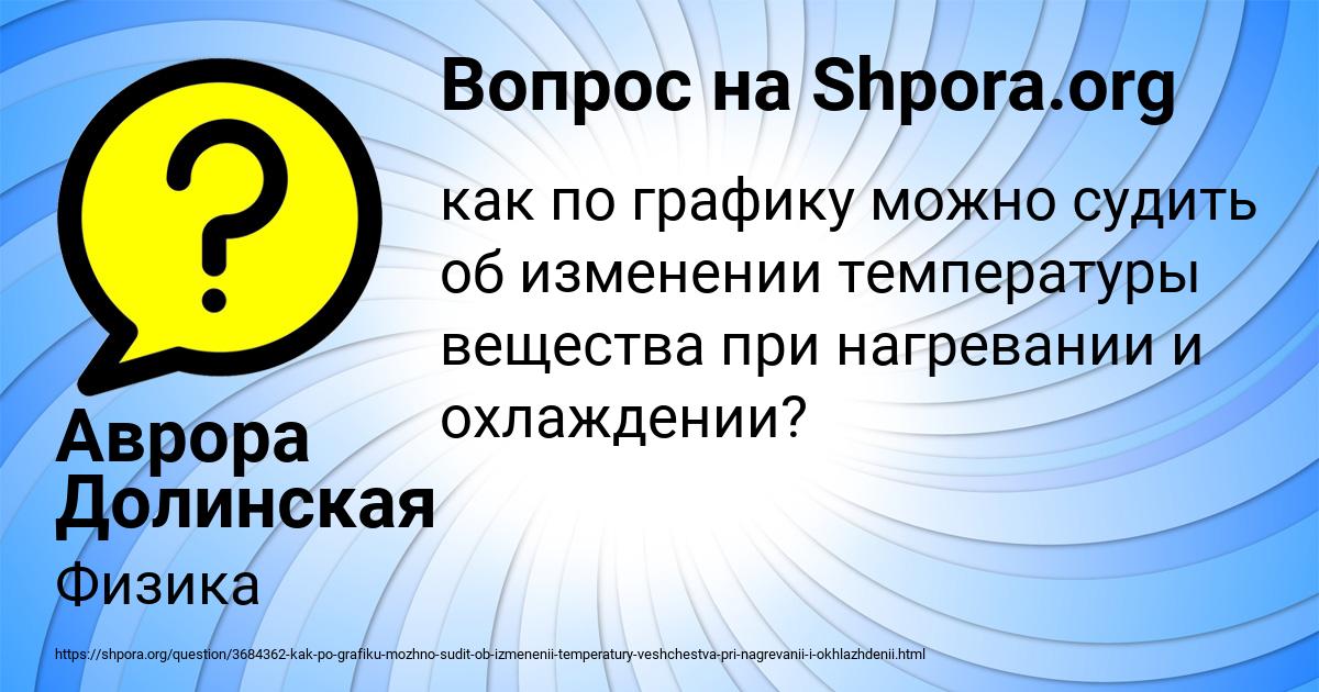 Картинка с текстом вопроса от пользователя Аврора Долинская