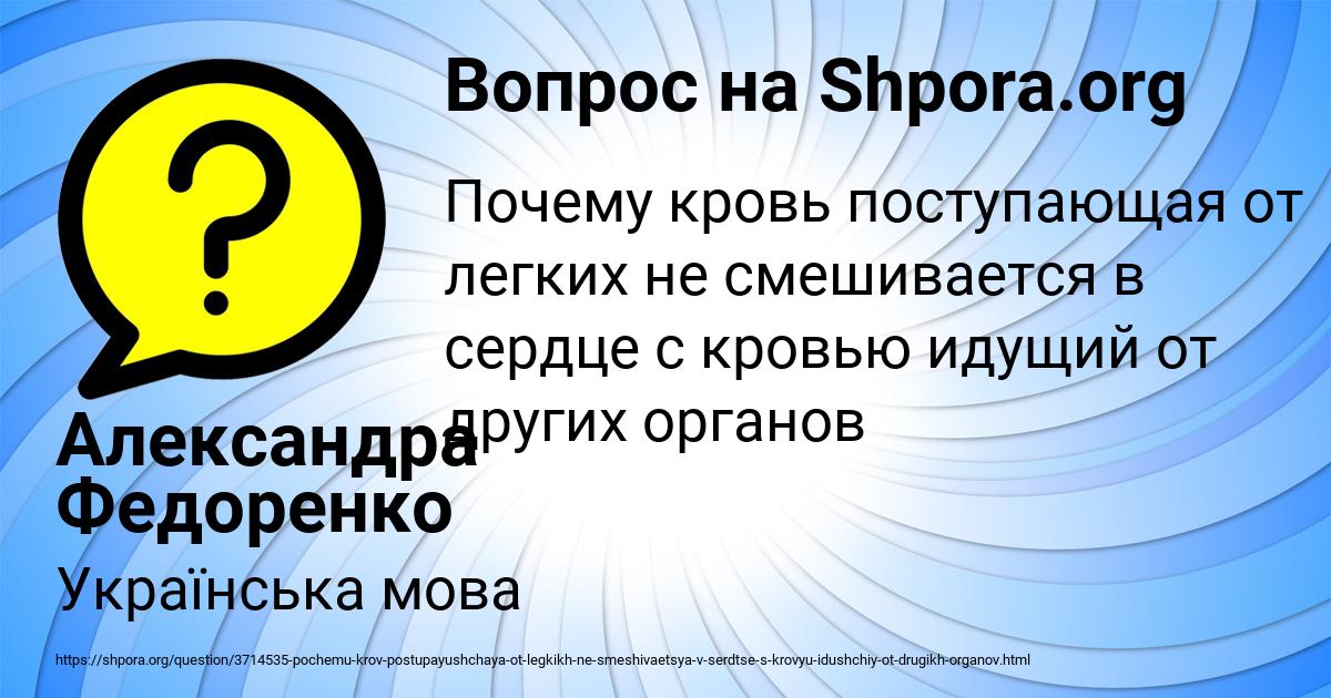 Картинка с текстом вопроса от пользователя Александра Федоренко